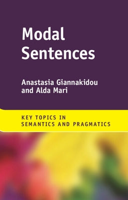 Modal Sentences by Giannakidou, Anastasia