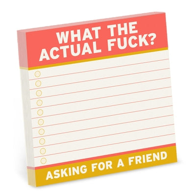 Actual F*ck Large Sticky Notes (4 X 4-Inches) by Knock Knock