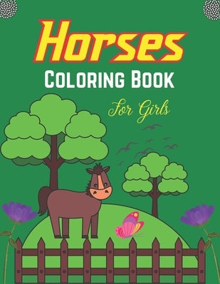 Horses Coloring Book For Girls: The Cute Horse and Pony Coloring Book for children's gifts by Point, Srjr Press