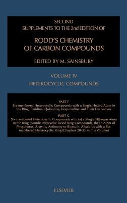 Heterocyclic Compounds Ssrcc IV Part F: Six-Membered Heter Comp Single Heter-Atom in the Ringpart G (Partial): Six Membered Heter Comp by Salusbury, Ian