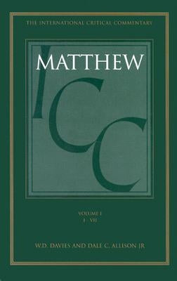 Matthew: Volume 1: 1-7 by Jr.