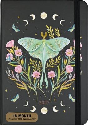 2027 Luna Moth Weekly Planner (16 Months, Sept 2026 to Dec 2027) by 