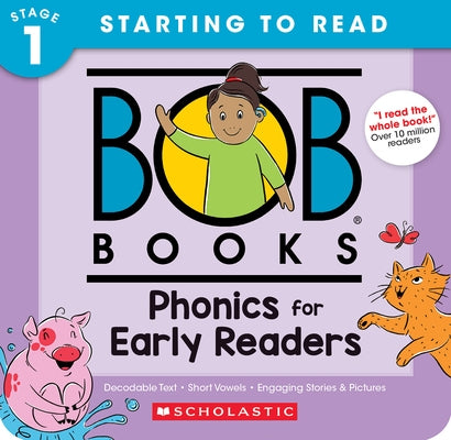 Bob Books - Phonics for Early Readers Box Set Phonics, Ages 4 and Up, Kindergarten (Stage 1: Starting to Read) by Charlesworth, Liza