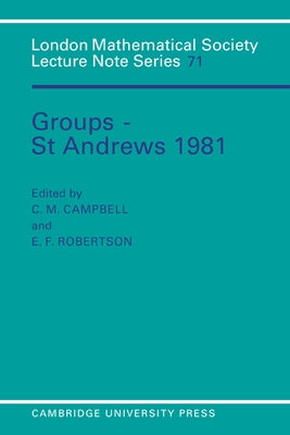 Groups - St Andrews 1981 by Campbell, C.