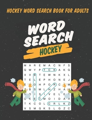 Hockey Word Search Book For Adults: Large Print Puzzle For Adults & Seniors by Ltd, Bookspuzzles