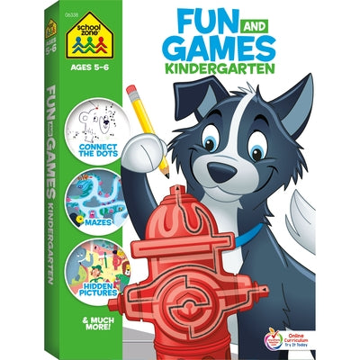 School Zone Fun and Games Kindergarten Activity Workbook by Zone, School