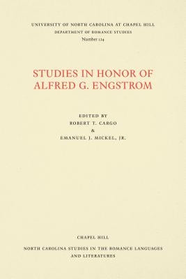 Studies in Honor of Alfred G. Engstrom by Cargo, Robert T.