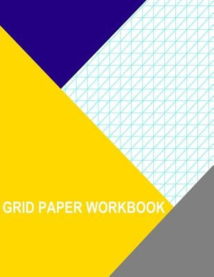 Grid Paper Workbook: .5 Inch Diagonal Left by Wisteria, Thor