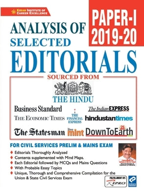 Analysis of Selected Editorials Paper-1 (2019-2020) by Unknown