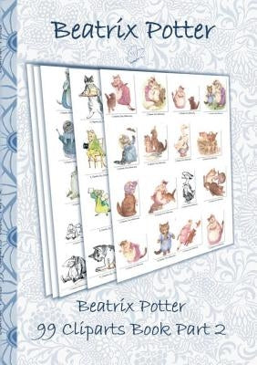 Beatrix Potter 99 Cliparts Book Part 2 ( Peter Rabbit ): Sticker, Icon, Clipart, Cliparts, download, Internet, Dropbox, Original, Children's books, ch by Potter, Beatrix