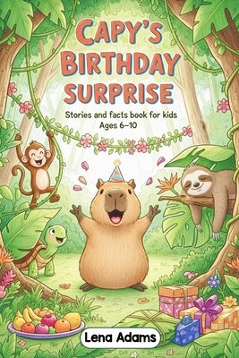 Capy's Birthday Surprise - Stories and facts book for kids Ages 6-10: Discover the world of baby capybaras in 8 fun stories with real facts at the end by Adams, Lena
