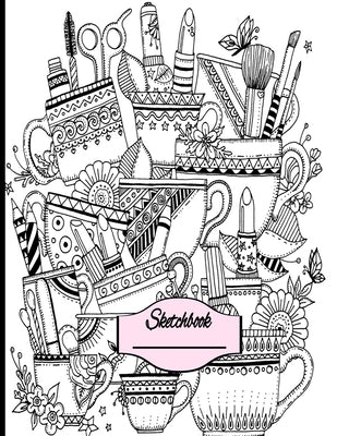 Sketchbook: Matte Cover for Coloring Bonus Back Cover - 8.5x11 110 White Bordered Paper for Sketching, Drawing, Doodling and More! by Bailey, P. L.