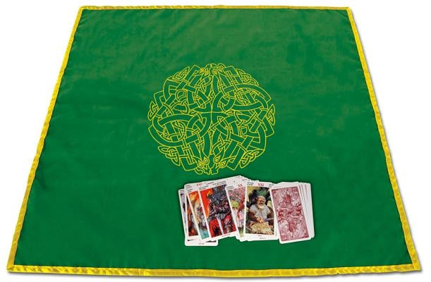 Celtic Labyrinth Velvet Tarot Cloth by Lo Scarabeo