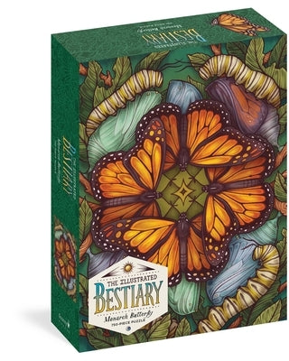 The Illustrated Bestiary Puzzle: Monarch Butterfly (750 Pieces) by Toll, Maia