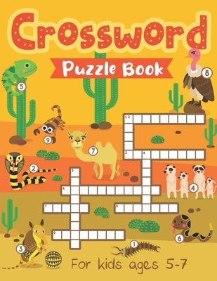 Crossword Puzzles for Kids ages 5-7: Crossword Brain Teasers & Mazes Activity Book to Keep Kid's Attention for Longer by Workbooks, Mazing