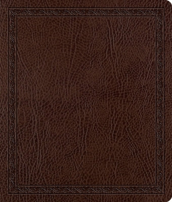 ESV Journaling Bible (Bonded Leather, Mocha, Threshold Design) by Esv Bibles