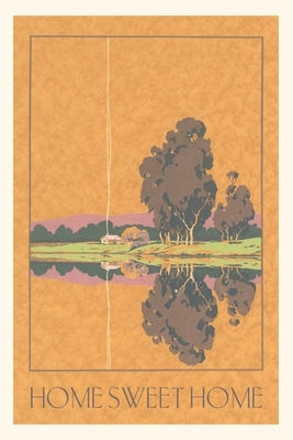 Vintage Journal Home Sweet Home, Trees by Lake by Found Image Press
