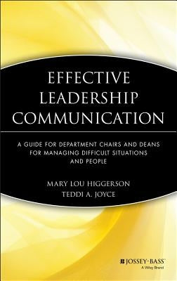 Leadership Communication Chairs Deans by Higgerson, Mary Lou