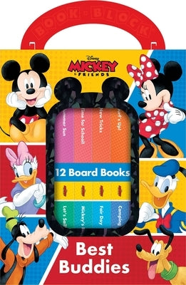 Disney Mickey & Friends: Best Buddies 12 Board Books by Pi Kids