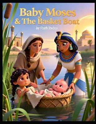 Bible Stories, Baby Moses & The Basket Boat, Christian Children's Stories, Sunday School Book: Religious, Inspirational Book, Catholic Stories for Kid by Padua, Ruth's