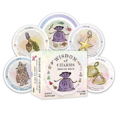 Wisdom of Charms Oracle Deck: Intuitive Connection and Symbolic Insight (66 Full-Color Cards and 164-Page Full-Color Guidebook) by Howard, Emma