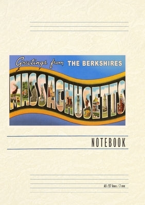 Vintage Lined Notebook Greetings from the Berkshires by Found Image Press