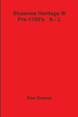 Shawnee Heritage III by Greene, Don