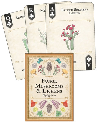 Fungi, Mushrooms & Lichens Playing Cards by Bry, Mel