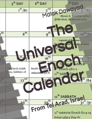 The Universal Enoch Calendar: From Tel Arad, Israel by Dawayad, Malak