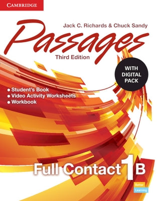 Passages Level 1 Full Contact B with Digital Pack by Richards, Jack C.