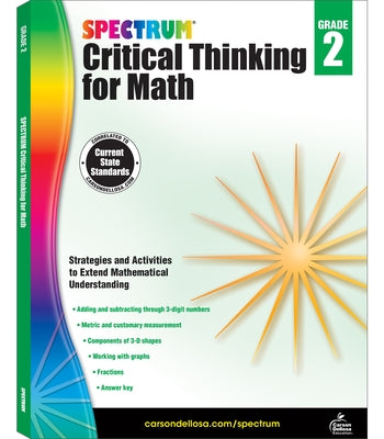 Spectrum Critical Thinking for Math, Grade 2 by Spectrum