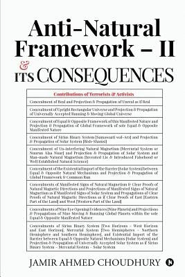 Anti-natural Framework - II & Its Consequences by Jamir Ahmed Choudhury