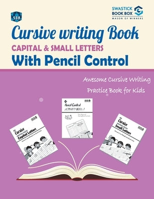 SBB Cursive Writing Book Capital and Small Letters with Pencil control by Swastick Book Box