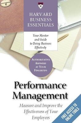 Performance Management: Measure and Improve the Effectiveness of Your Employees by Review, Harvard Business