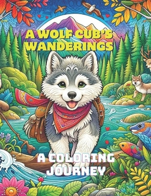 A Wolf Cub's Wandering: A Coloring Journey by Kalra, Nitin