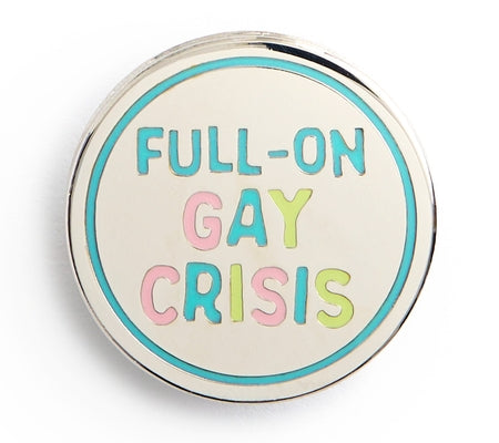 Heartstopper: Full-On Gay Crisis Enamel Pin by Out of Print