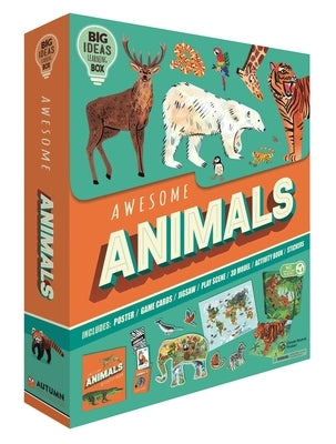 Awesome Animals-Big Ideas Learning Box-Explore the Amazing Animal Kingdom: Kit Includes Poster; Jigsaw; Game Cards and Much More! by Igloobooks