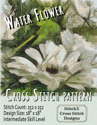 Water Flower Cross Stitch Pattern by Stitchx