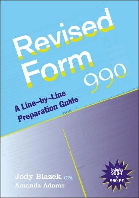 Revised Form 990 by Blazek, Jody