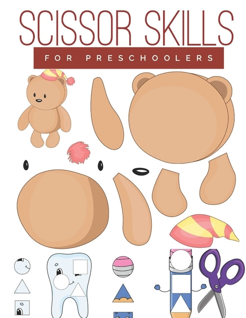 Scissor Skills for Preschoolers: Cutting practice worksheets for preschoolers to kindergarteners, cut and paste activity book ages 3-5 with 100 pages. by Education, Pixa
