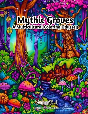 Mythic Groves: A Multicultural Coloring Odyssey: Volume 1 by Sloan, Austin