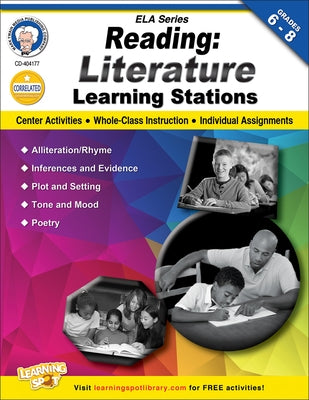 Reading, Grades 6 - 8: Literature Learning Stations by Cameron, Schyrlet