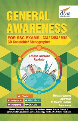 General Awareness for SSC Exams - CGL/ CHSL/ MTS/ GD Constable/ Stenographer by Disha Experts