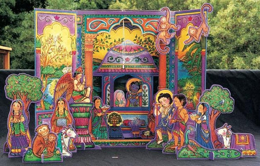 Vrindavan Activity Set: Fold-Out Temple and Altar by Waters, Kim