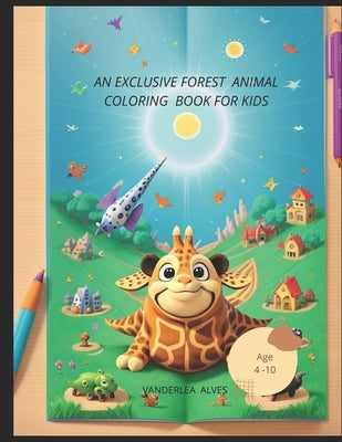 An Exclusive Forest Animal Coloring Book For Kids by Alves, Vanderlea