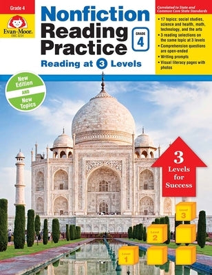 Nonfiction Reading Practice, Grade 4 Teacher Resource by Evan-Moor Corporation