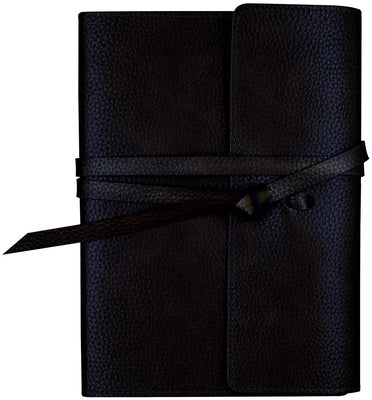 Black Leather Wrap Journal (Traveler's Notebook) by 