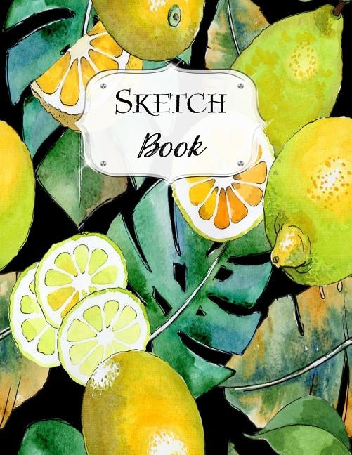 Sketch Book: Lemon Sketchbook Scetchpad for Drawing or Doodling Notebook Pad for Creative Artists #5 by Doodles, Jazzy