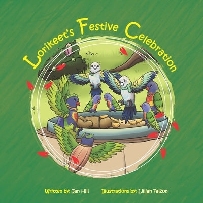 Lorikeet's Festive Celebration by Falzon, Lillian