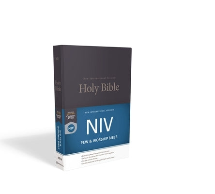 NIV, Pew and Worship Bible, Hardcover, Blue by Zondervan